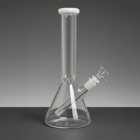 [INS-BBB] Bong de Vidrio Beaker Boquilla Blanca
